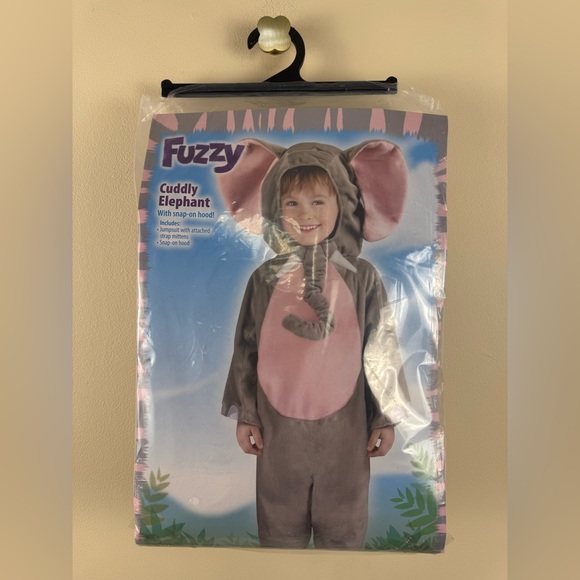 Fuzzy Cuddly Elephant Costume size 3-4T - Picture 2 of 4
